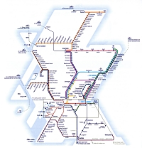 Scot Rail National Rail Route Map
